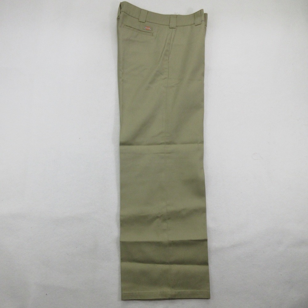 Dickies Women's Pants Size 14 Regular Khakis Tan Chino Work Flat Front New